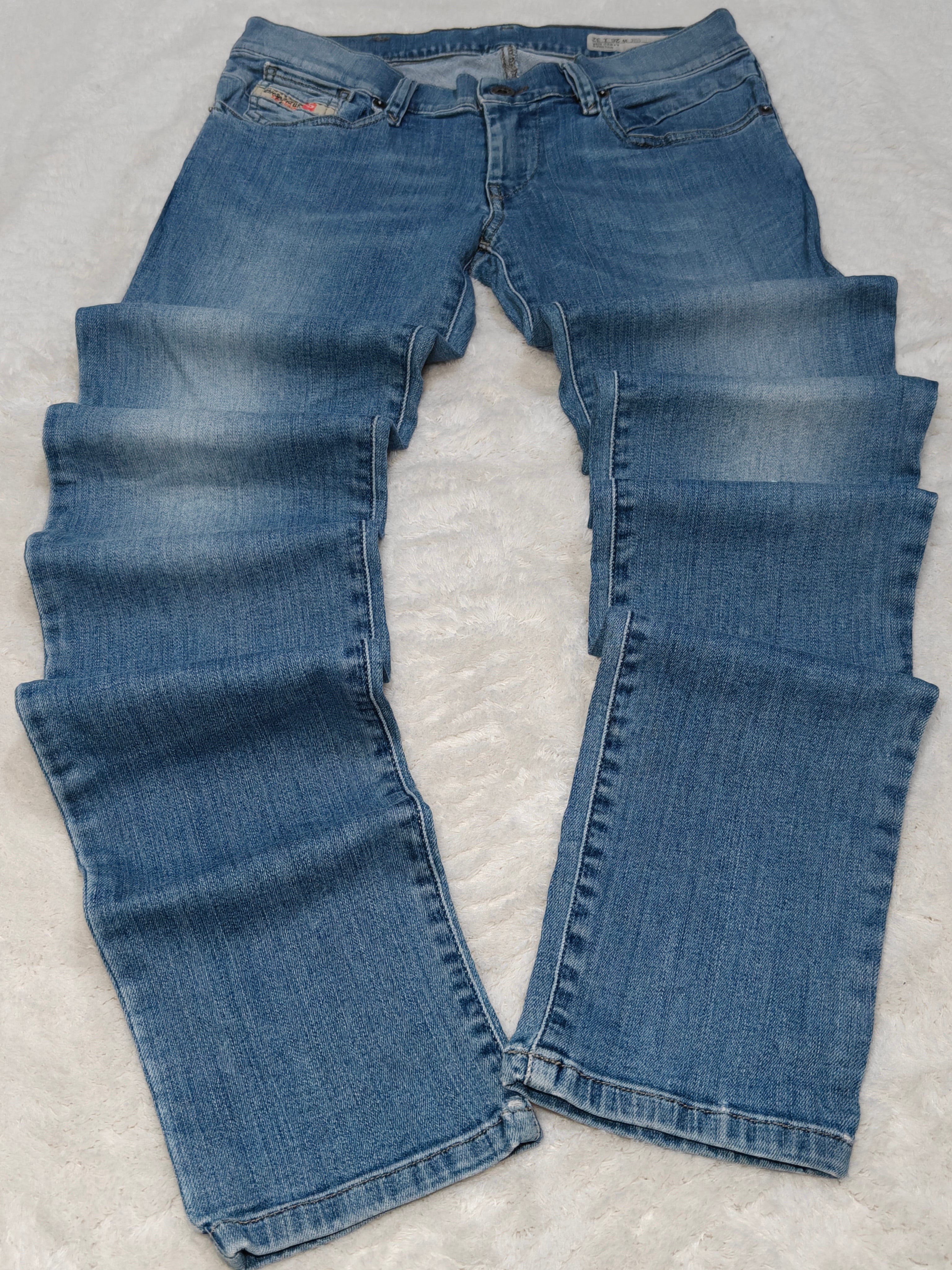 Women Diesel Getlegg Light Blue Wash 0884X Slim Skinny W26 L32 (EU 36/S) Jeans