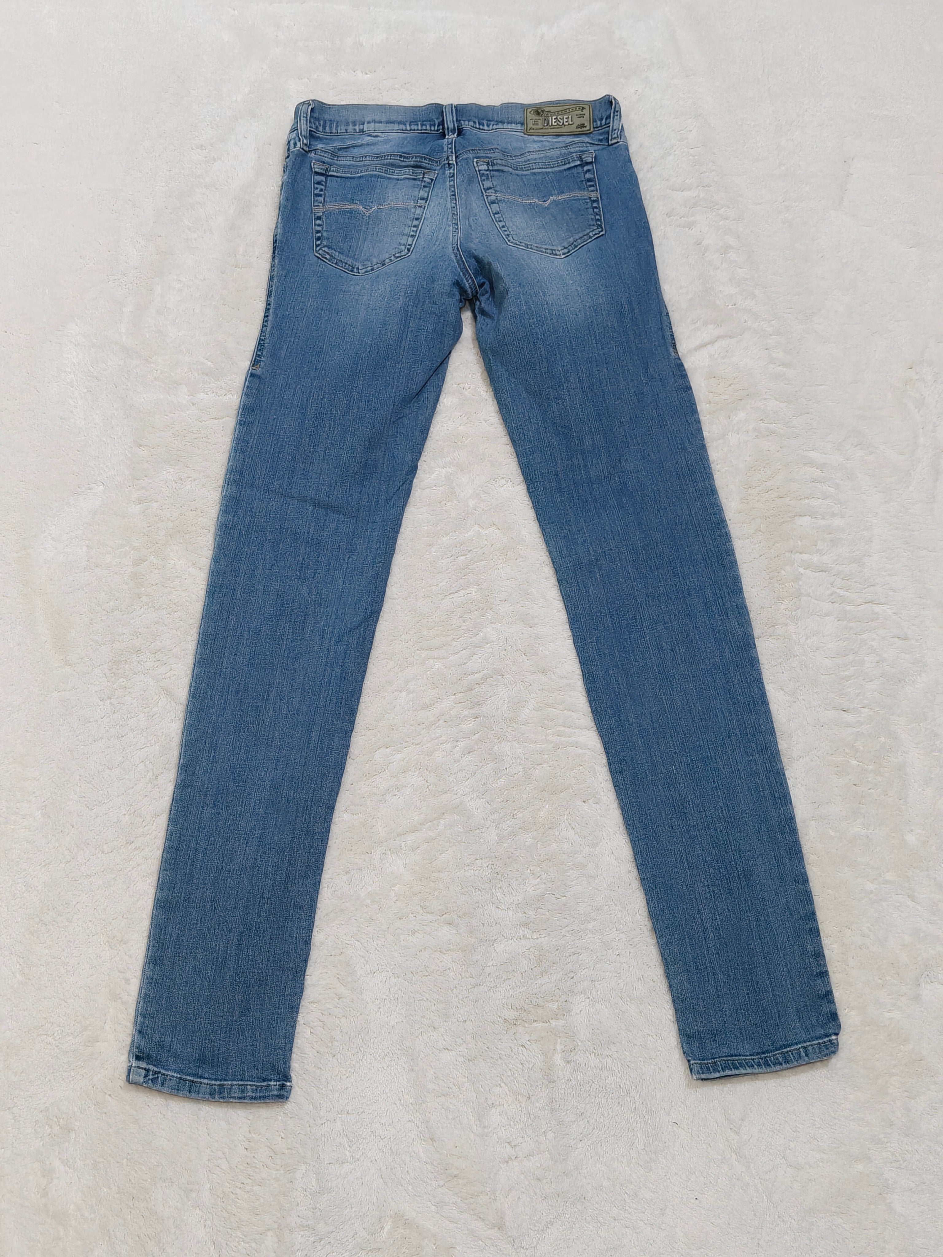 Women Diesel Getlegg Light Blue Wash 0884X Slim Skinny W26 L32 (EU 36/S) Jeans