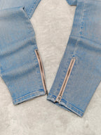 Women Diesel Grupee - Zip Light Blue Skinny W24 L30 (EU 34/XS) Jeans