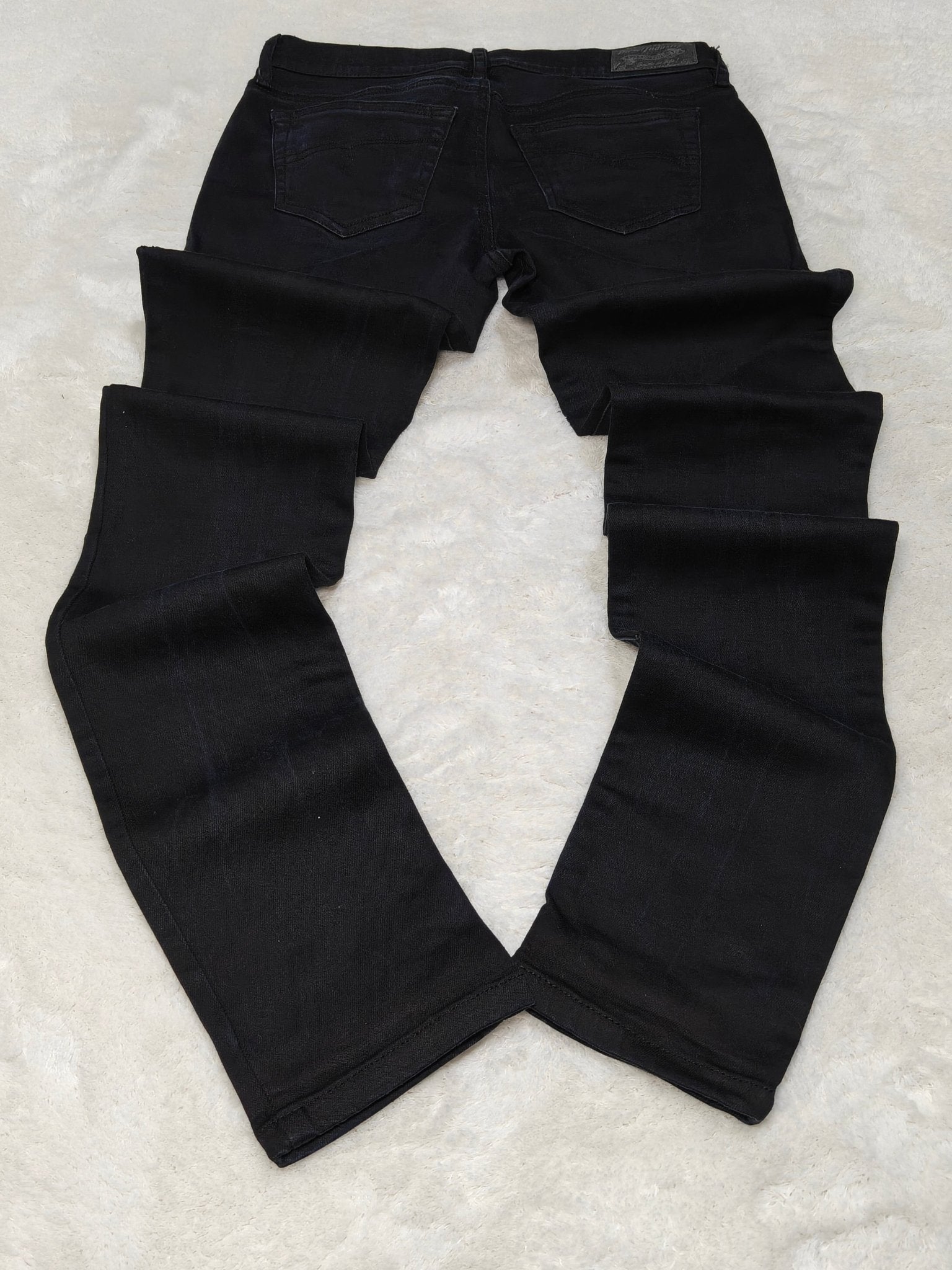 Women Diesel Grupee Black Faded Dark Blue Wash 0800R Skinny W25 L30 (EU 34/XS) Jeans