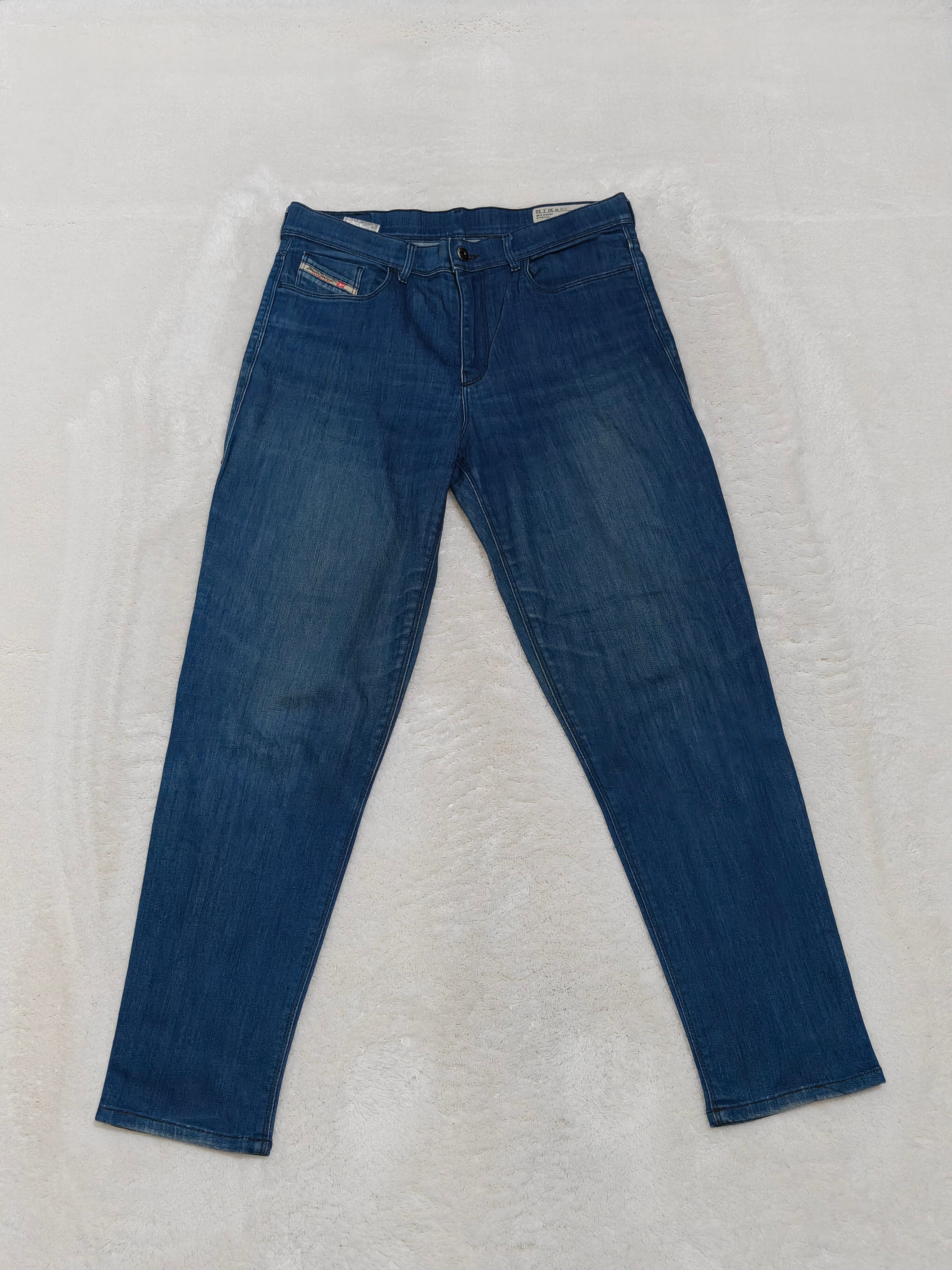 Women Diesel Highkee Blue Wash 0069P Slim Straight High Waist W30 L30 (EU 40/L) Jeans