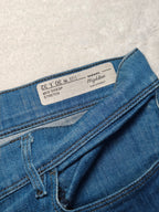 Women Diesel Highkee Blue Wash 0069P Slim Straight High Waist W30 L30 (EU 40/L) Jeans