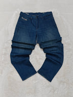 Women Diesel Highkee Blue Wash 0069P Slim Straight High Waist W30 L30 (EU 40/L) Jeans