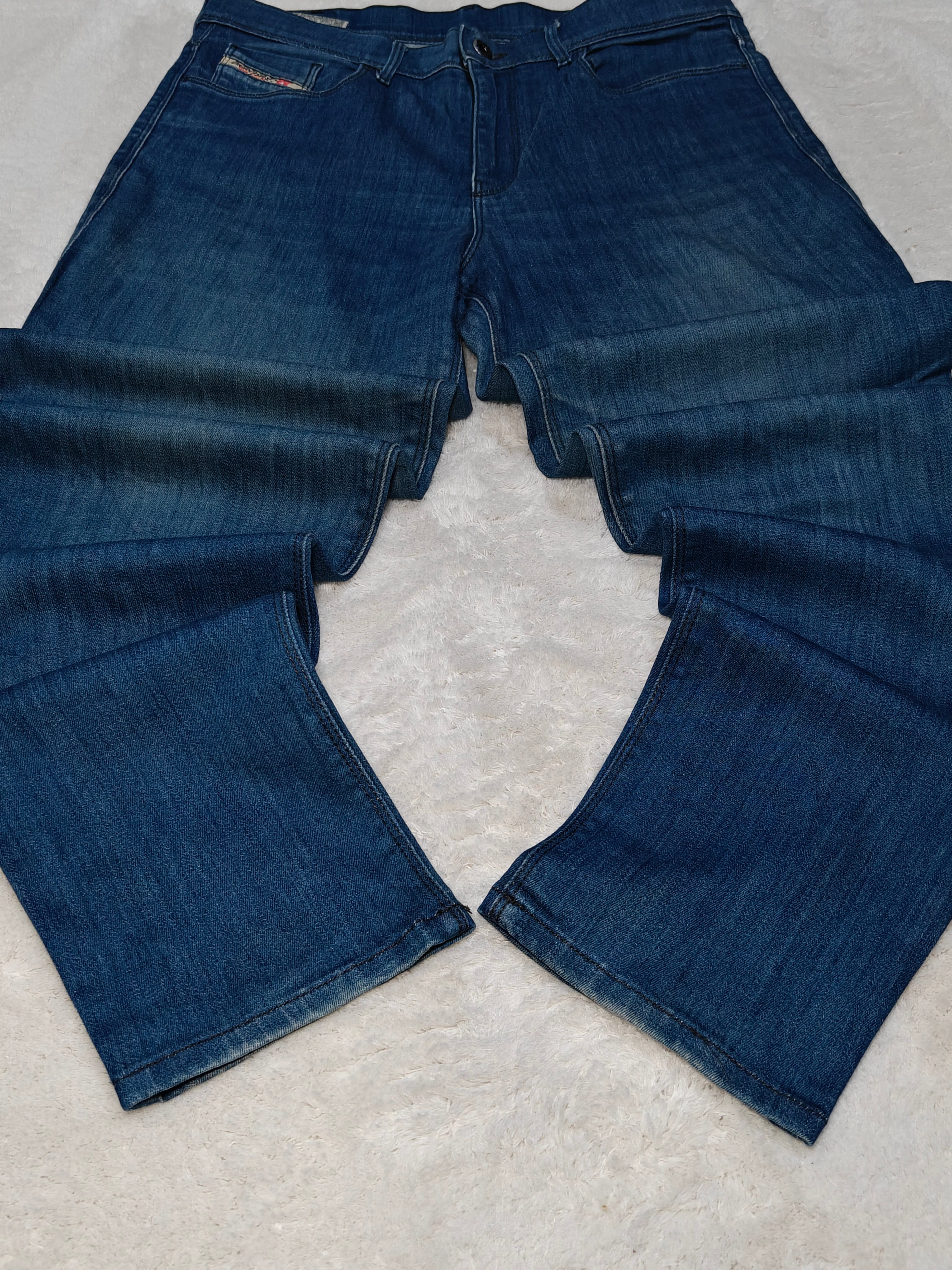 Women Diesel Highkee Blue Wash 0069P Slim Straight High Waist W30 L30 (EU 40/L) Jeans