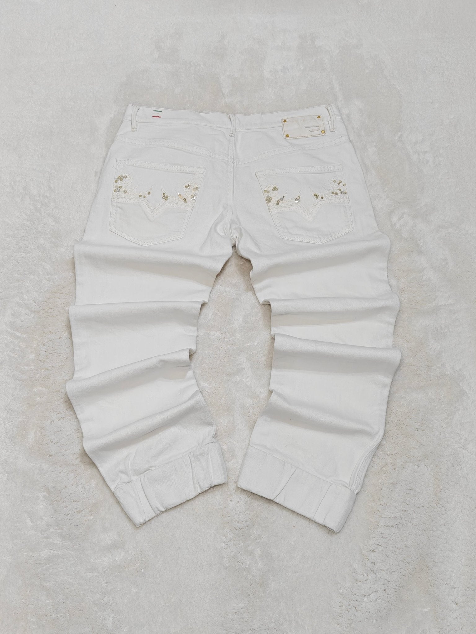 Women Diesel JOYZE White Wash 008AC Slim Tapered W30 L34 (EU 40/L) Jeans