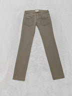 Women Diesel Khaki Slim Skinny Low Waist W26 L32 (EU 36/S) Jeans