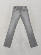 Women Diesel Lhela Grey Wash 008GC Straight W25 L32 (EU 34/XS) Jeans