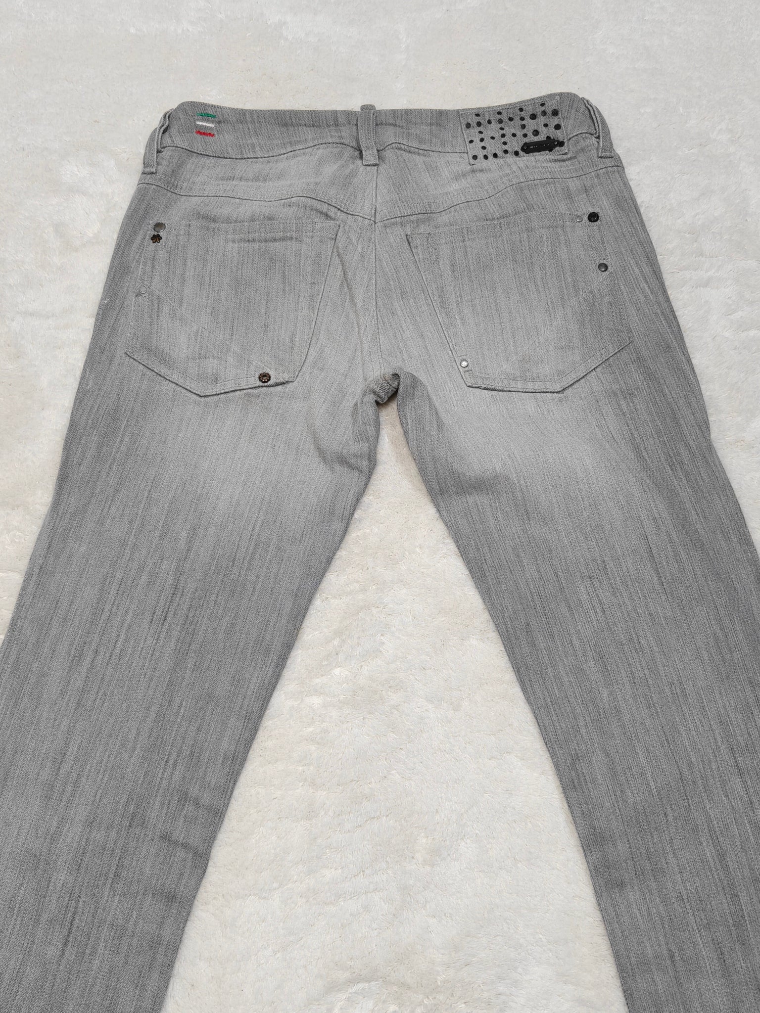 Women Diesel Lhela Grey Wash 008GC Straight W25 L32 (EU 34/XS) Jeans