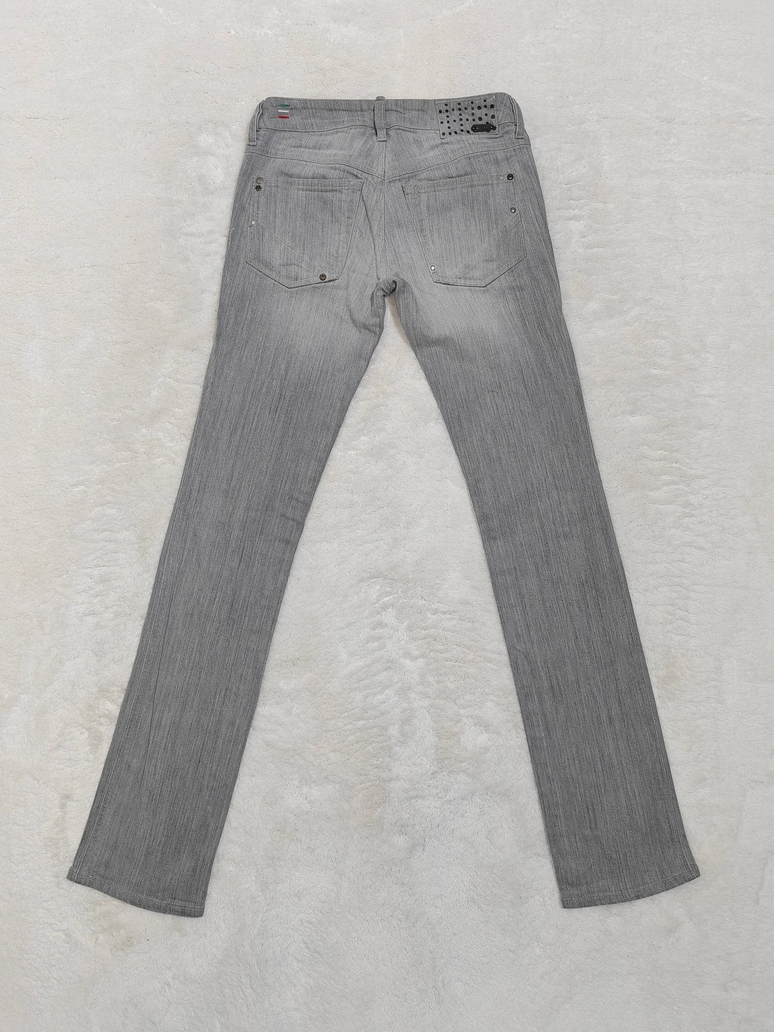 Women Diesel Lhela Grey Wash 008GC Straight W25 L32 (EU 34/XS) Jeans
