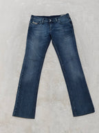 Women Diesel Liv Blue Wash 0072J Straight W30 L32 (EU 40/L) Jeans