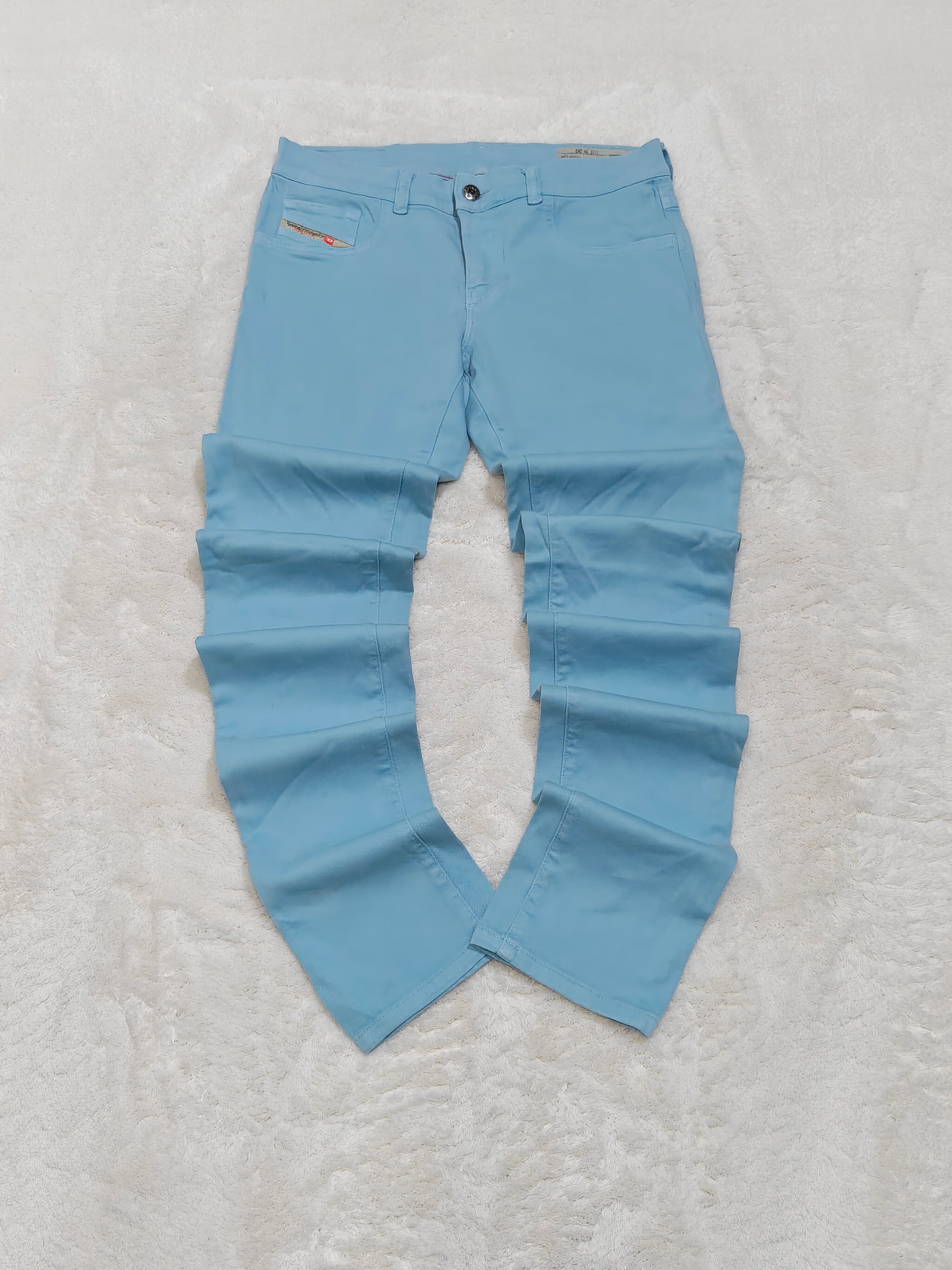 Women Diesel Livier Light Blue Wash 066V1 Super Slim Jegging W30 L34 (EU 40/L) Jeans