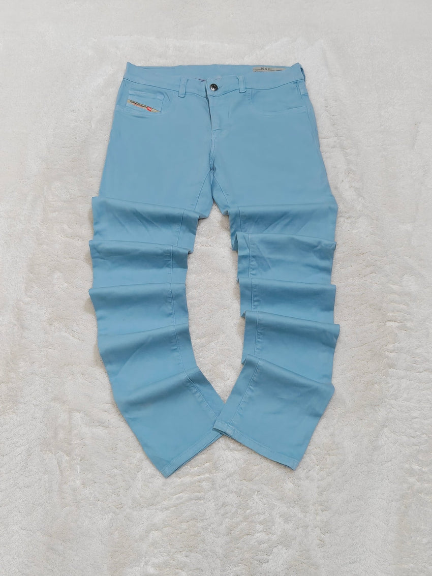 Women Diesel Livier Light Blue Wash 066V1 Super Slim Jegging W30 L34 (EU 40/L) Jeans