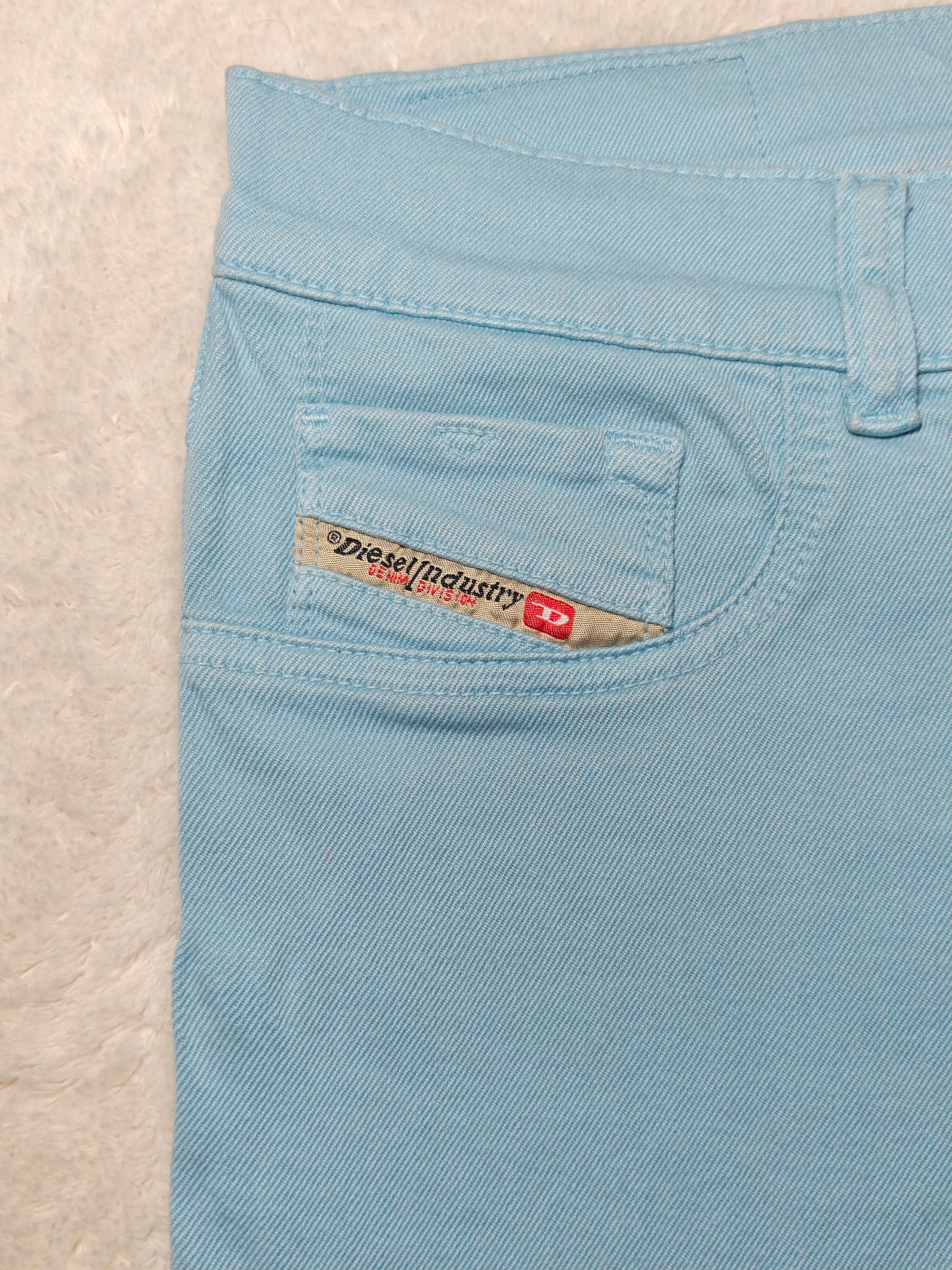 Women Diesel Livier Light Blue Wash 066V1 Super Slim Jegging W30 L34 (EU 40/L) Jeans