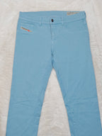 Women Diesel Livier Light Blue Wash 066V1 Super Slim Jegging W30 L34 (EU 40/L) Jeans