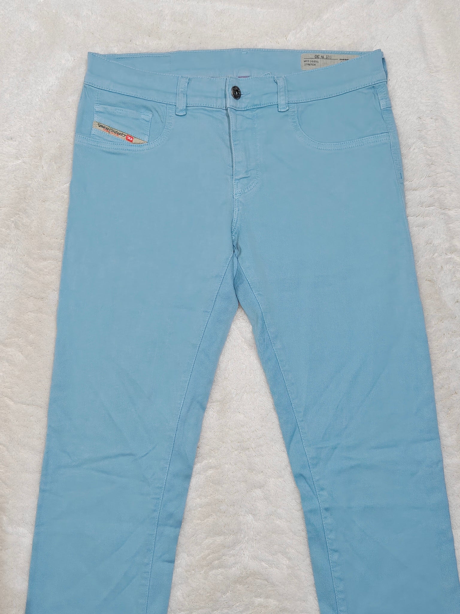 Women Diesel Livier Light Blue Wash 066V1 Super Slim Jegging W30 L34 (EU 40/L) Jeans