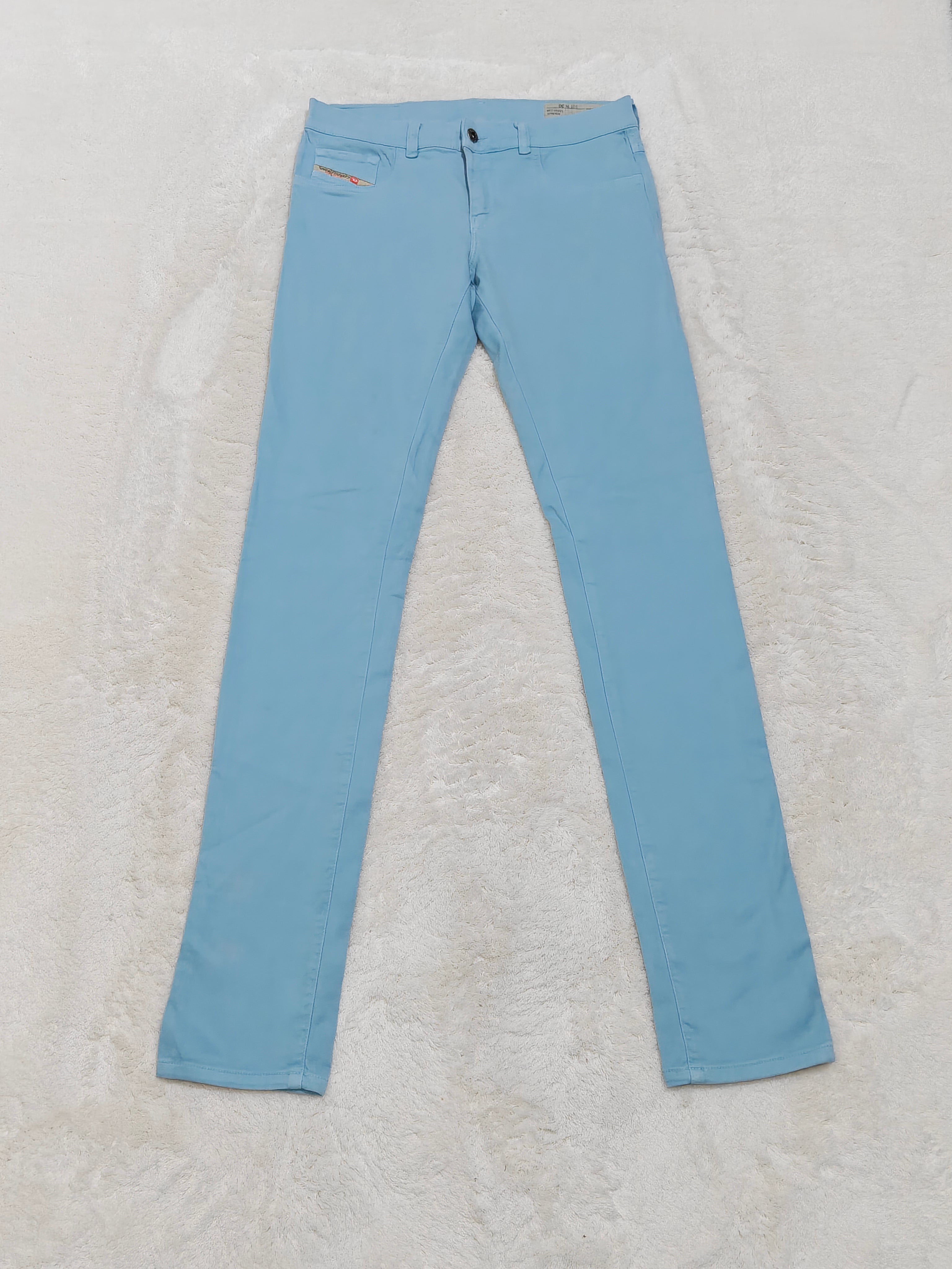 Women Diesel Livier Light Blue Wash 066V1 Super Slim Jegging W30 L34 (EU 40/L) Jeans