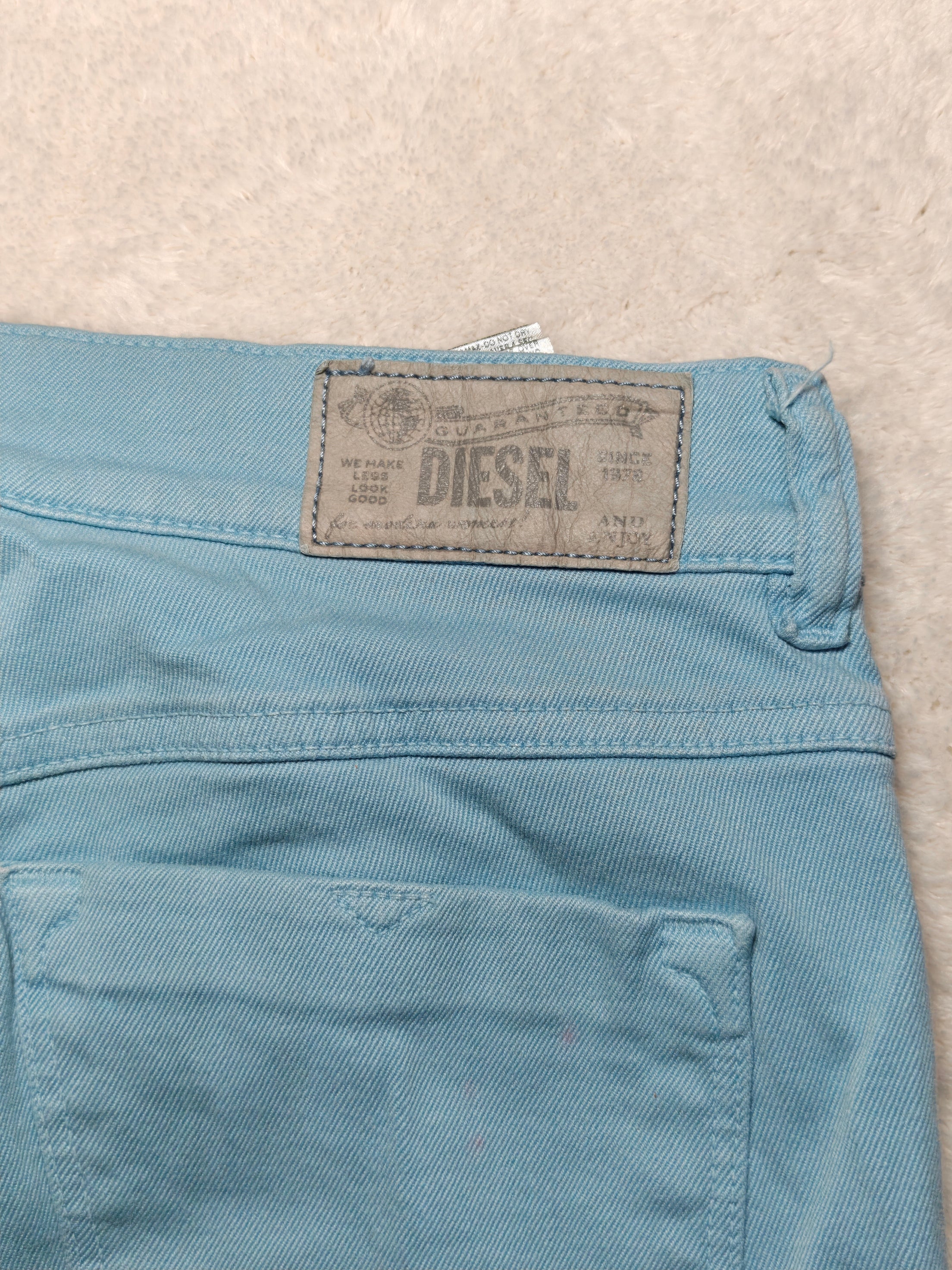Women Diesel Livier Light Blue Wash 066V1 Super Slim Jegging W30 L34 (EU 40/L) Jeans