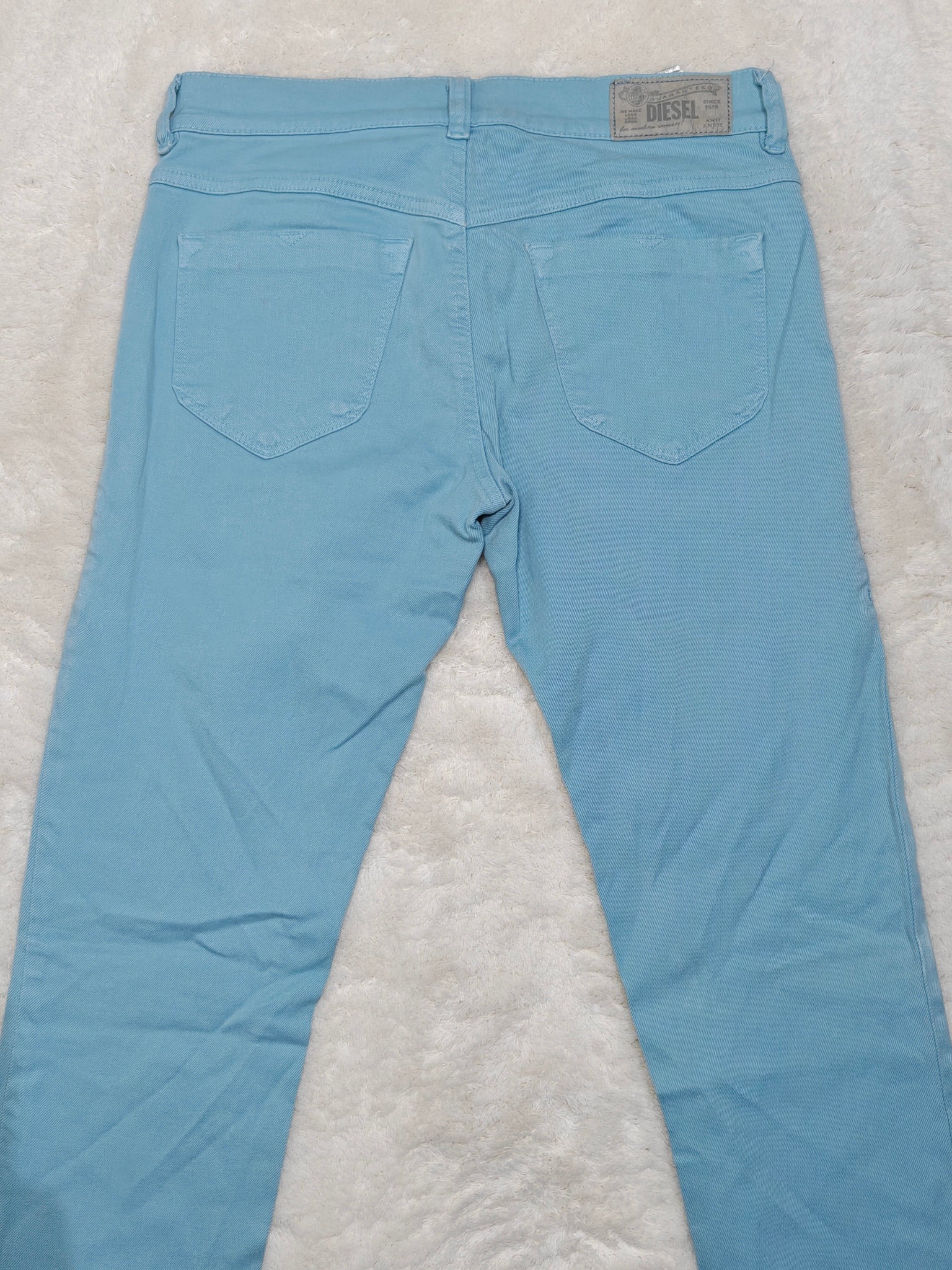 Women Diesel Livier Light Blue Wash 066V1 Super Slim Jegging W30 L34 (EU 40/L) Jeans
