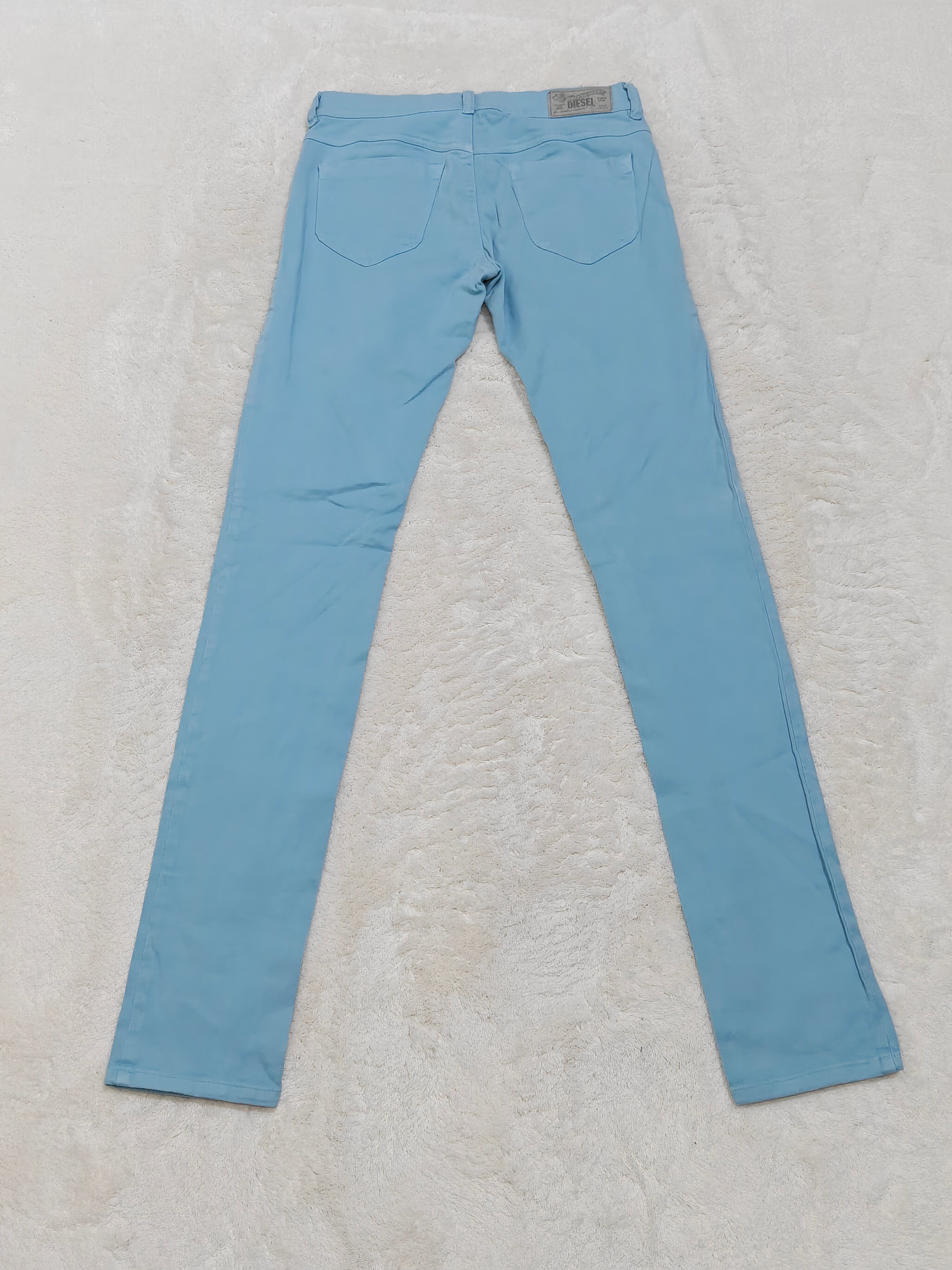 Women Diesel Livier Light Blue Wash 066V1 Super Slim Jegging W30 L34 (EU 40/L) Jeans