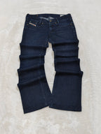 Women Diesel Louvely Dark Blue Wash 00AA8 Bootcut W28 L32 (EU 38/M) Jeans
