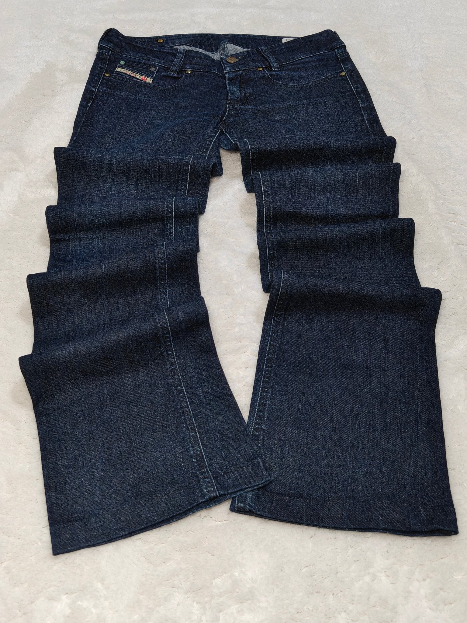 Women Diesel Louvely Dark Blue Wash 00AA8 Bootcut W28 L32 (EU 38/M) Jeans