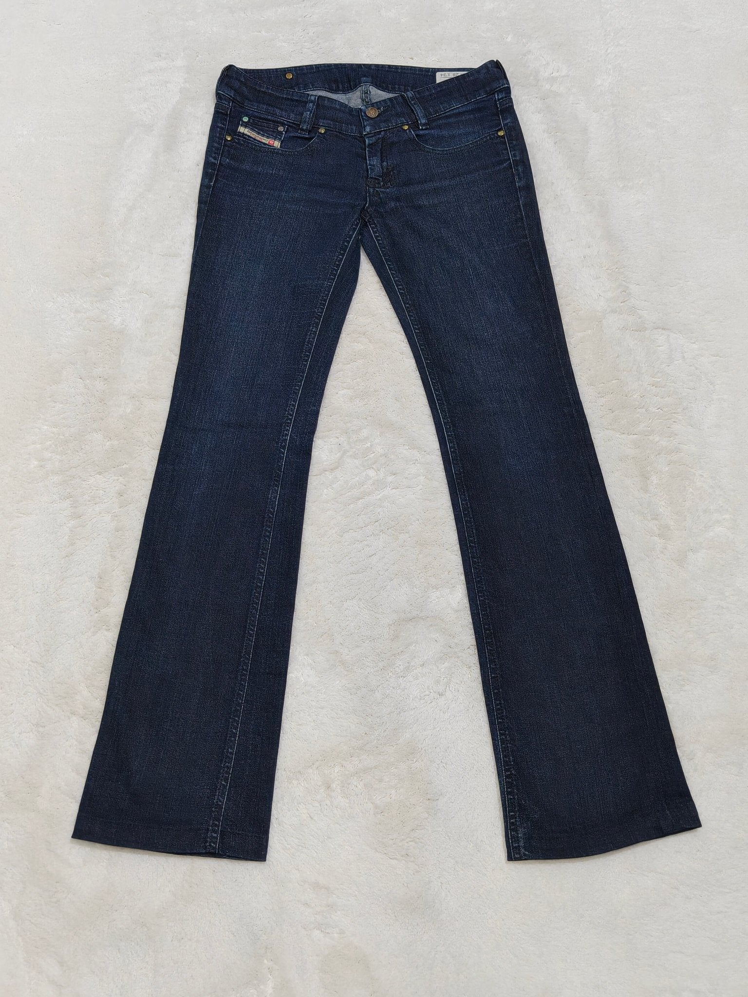 Women Diesel Louvely Dark Blue Wash 00AA8 Bootcut W28 L32 (EU 38/M) Jeans