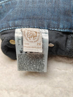 Women Diesel Louvely Dark Blue Wash 00AA8 Bootcut W28 L32 (EU 38/M) Jeans