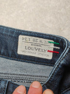 Women Diesel Louvely Dark Blue Wash 00AA8 Bootcut W28 L32 (EU 38/M) Jeans