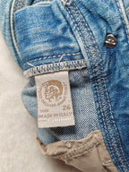 Women Diesel Lowky Blue Wash 008E4 Straight W26 L28 (EU 36/S) Jeans