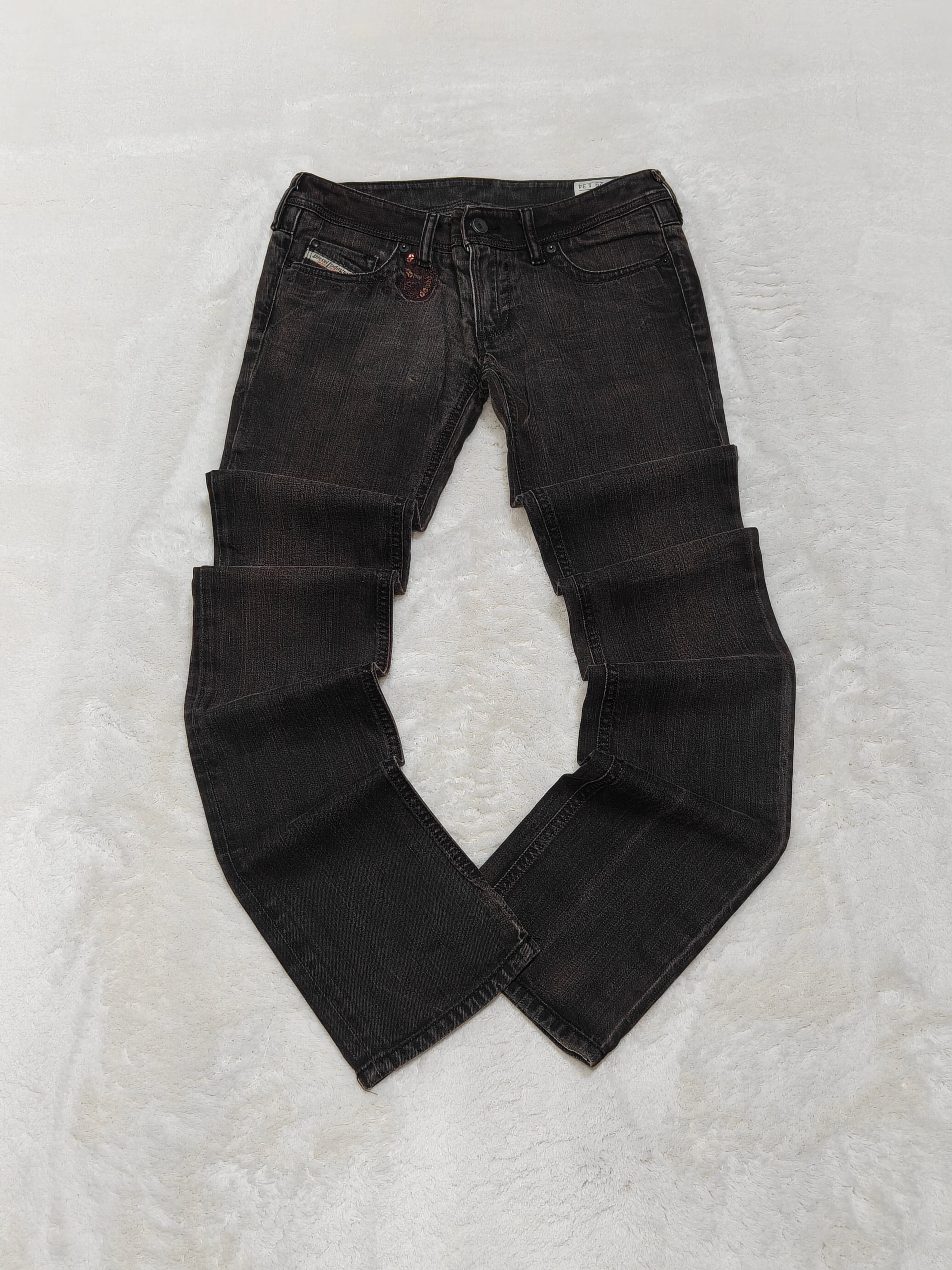 Women Diesel Lowky Made in Italy 2007 Dark Brown Wash 008GL W29 L34 (EU 38/M) Jeans