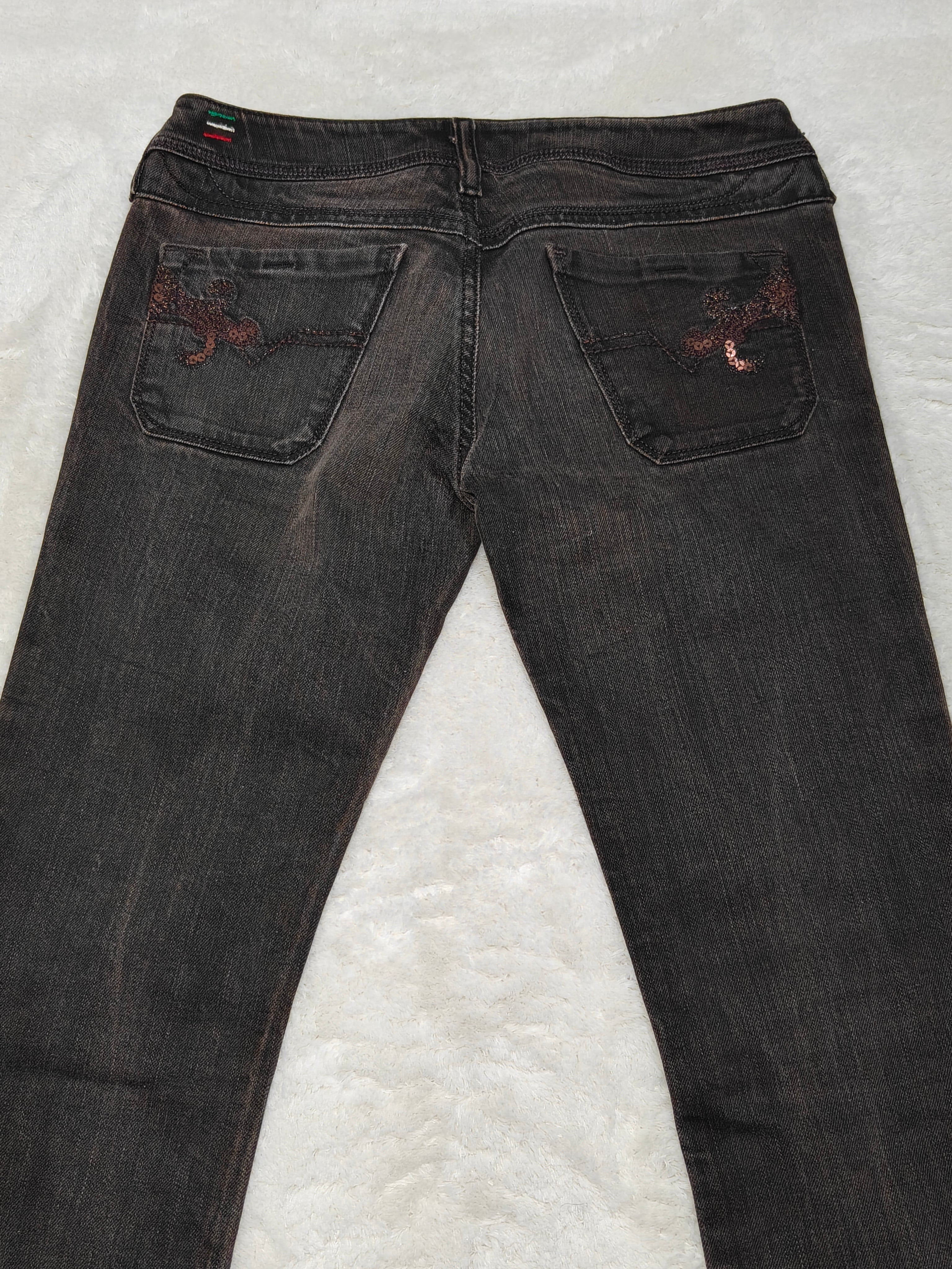 Women Diesel Lowky Made in Italy 2007 Dark Brown Wash 008GL W29 L34 (EU 38/M) Jeans