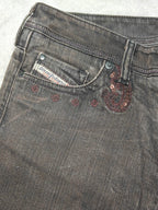 Women Diesel Lowky Made in Italy 2007 Dark Brown Wash 008GL W29 L34 (EU 38/M) Jeans