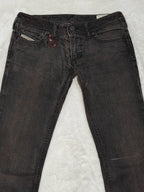 Women Diesel Lowky Made in Italy 2007 Dark Brown Wash 008GL W29 L34 (EU 38/M) Jeans