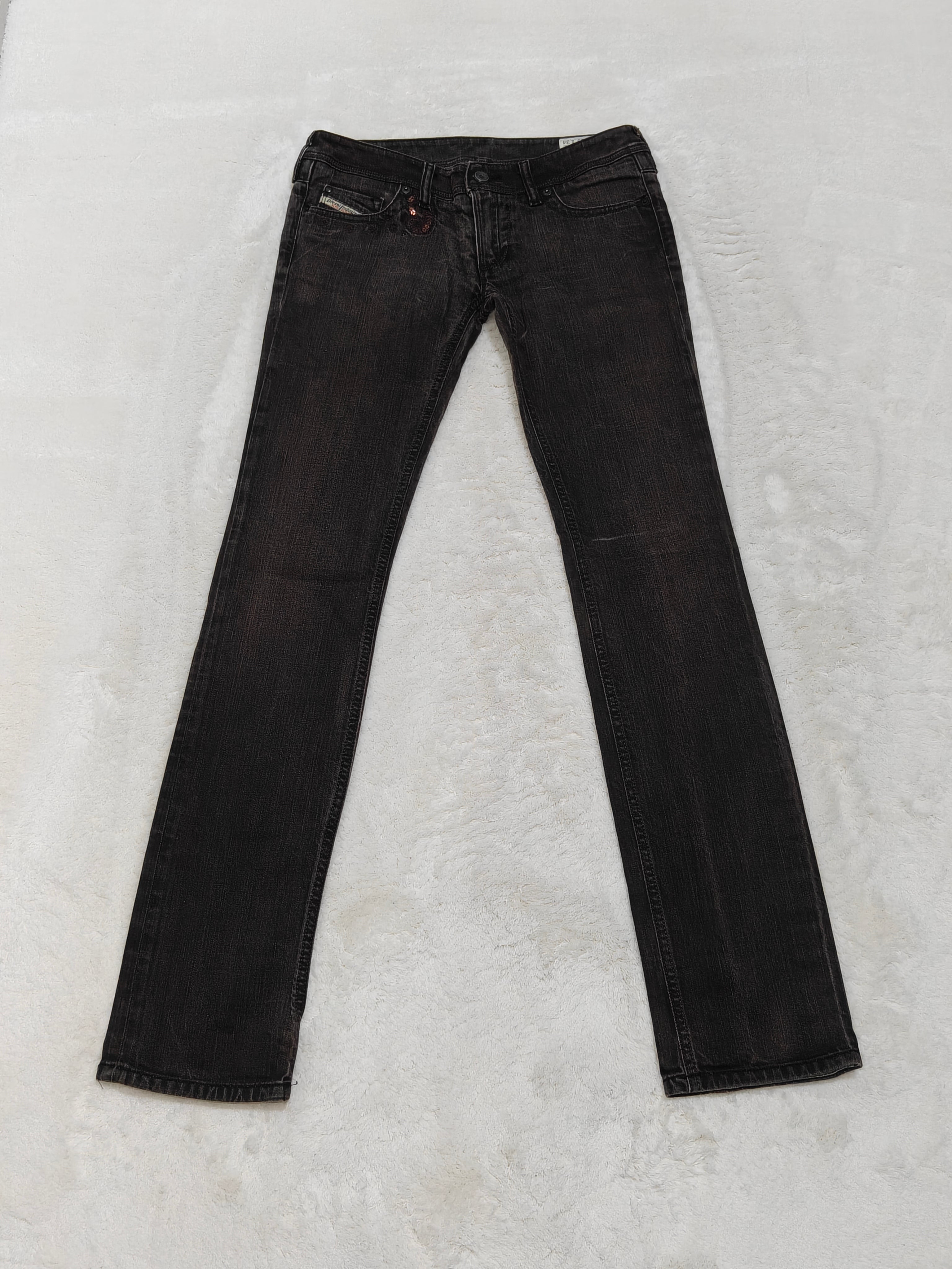 Women Diesel Lowky Made in Italy 2007 Dark Brown Wash 008GL W29 L34 (EU 38/M) Jeans