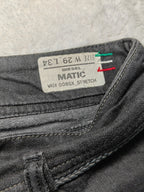 Women Diesel Matic Black Faded Wash 008GX Straight Slim W29 L34 (EU 38/M) Jeans
