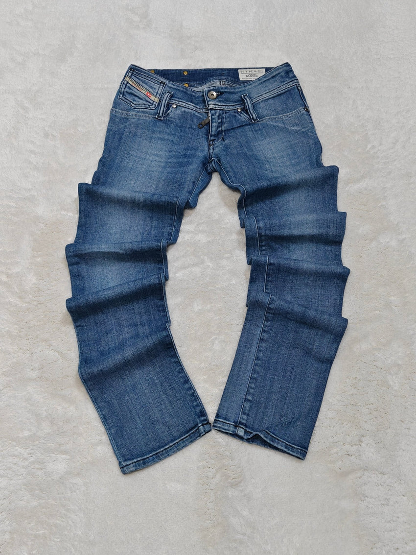 Women Diesel Matic Blue Wash 008IG Slim W24 L32 (EU 34/XS) Jeans