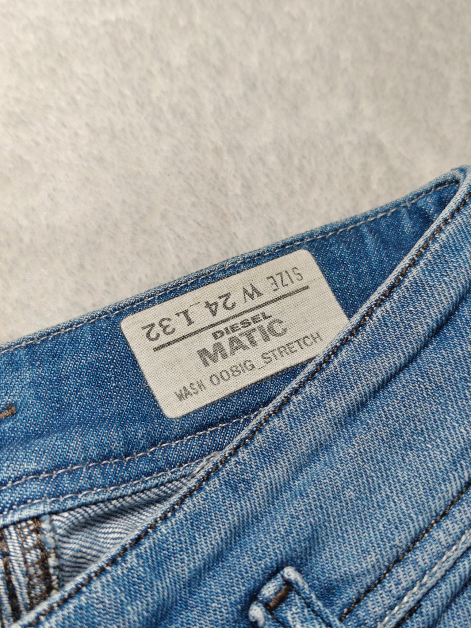 Women Diesel Matic Blue Wash 008IG Slim W24 L32 (EU 34/XS) Jeans