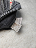 Women Diesel Matic Made in Italy 2006 Black Faded Wash 0089S W28 L34 (EU 38/M) Jeans