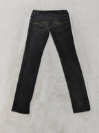 Women Diesel Matic Made in Italy 2006 Black Faded Wash 0089S W28 L34 (EU 38/M) Jeans
