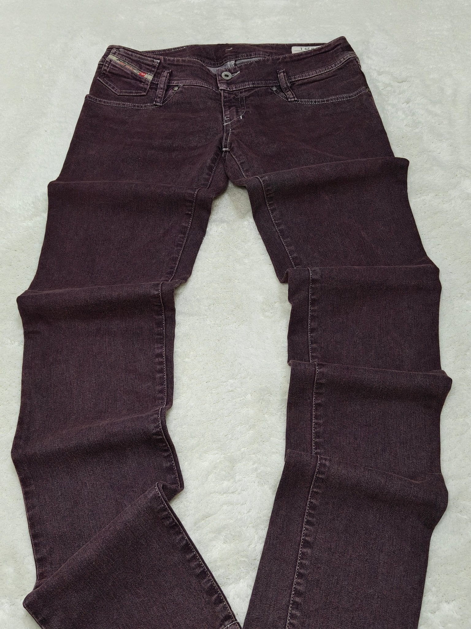 Women Diesel Matic Purple Wash 0016U Slim W29 L34 (EU 38/M) Jeans