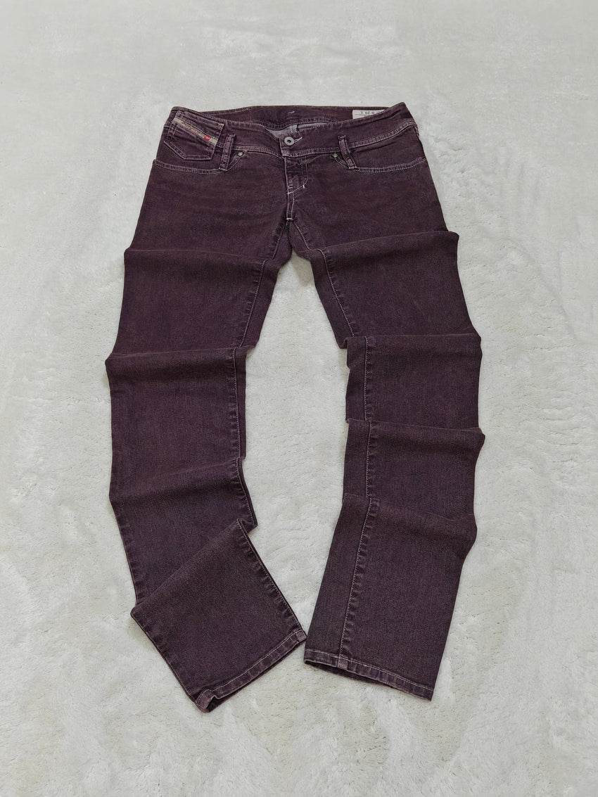 Women Diesel Matic Purple Wash 0016U Slim W29 L34 (EU 38/M) Jeans