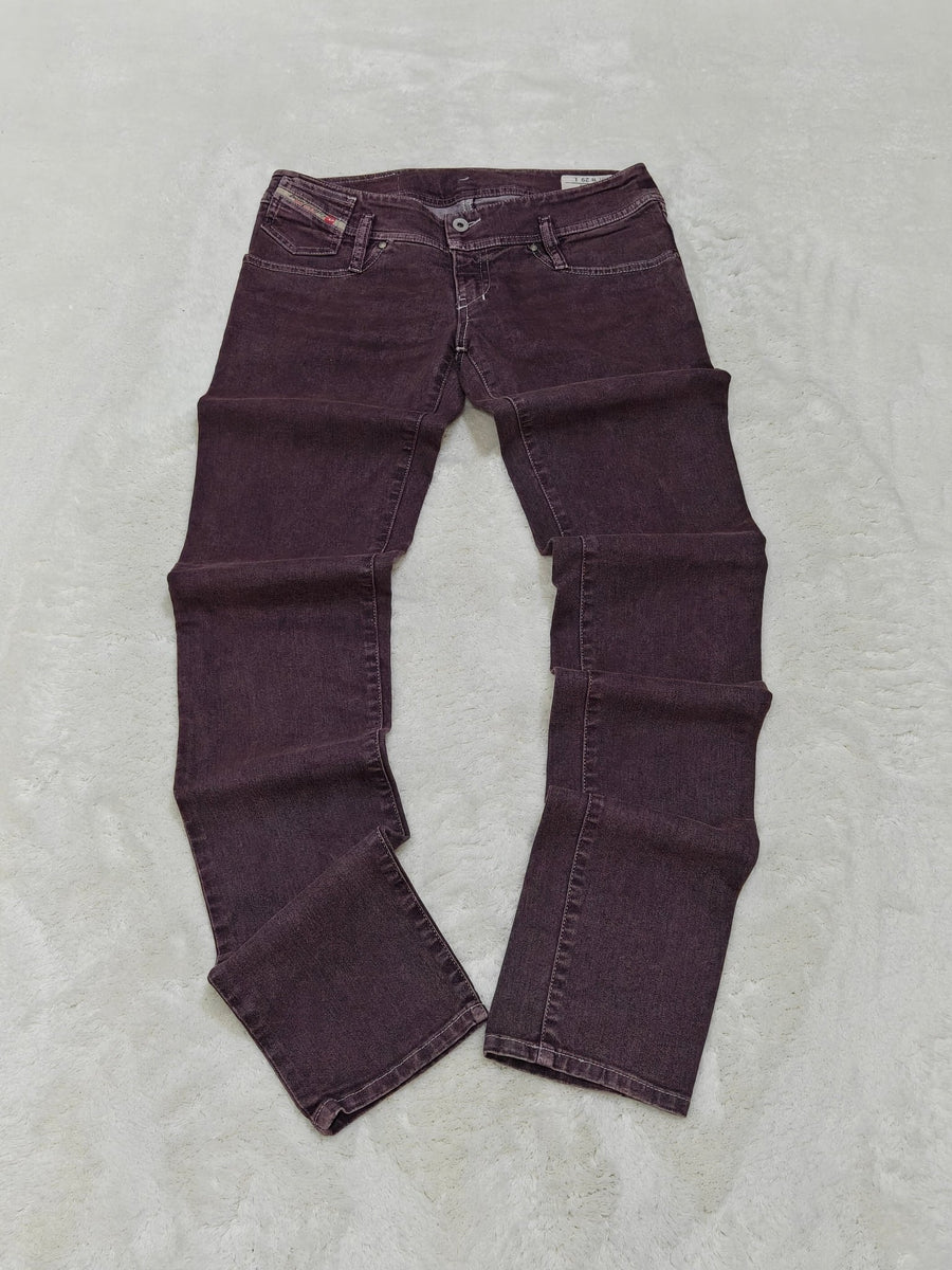 Women Diesel Matic Purple Wash 0016U Slim W29 L34 (EU 38/M) Jeans
