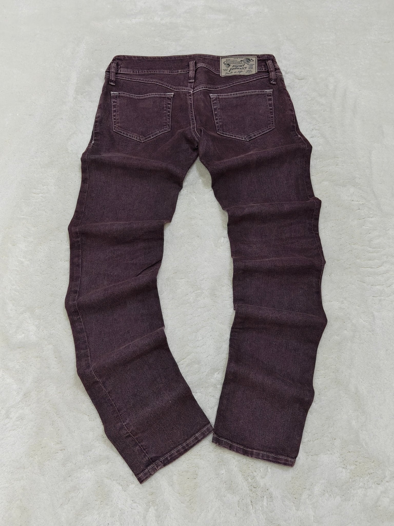 Women Diesel Matic Purple Wash 0016U Slim W29 L34 (EU 38/M) Jeans