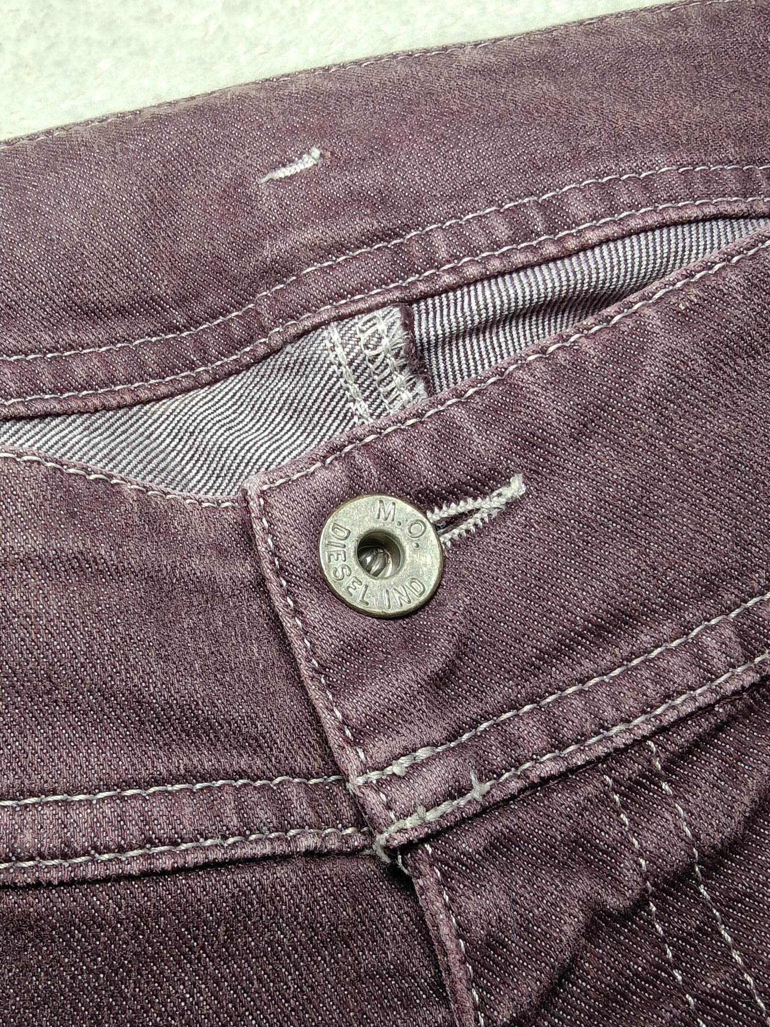 Women Diesel Matic Purple Wash 0016U Slim W29 L34 (EU 38/M) Jeans