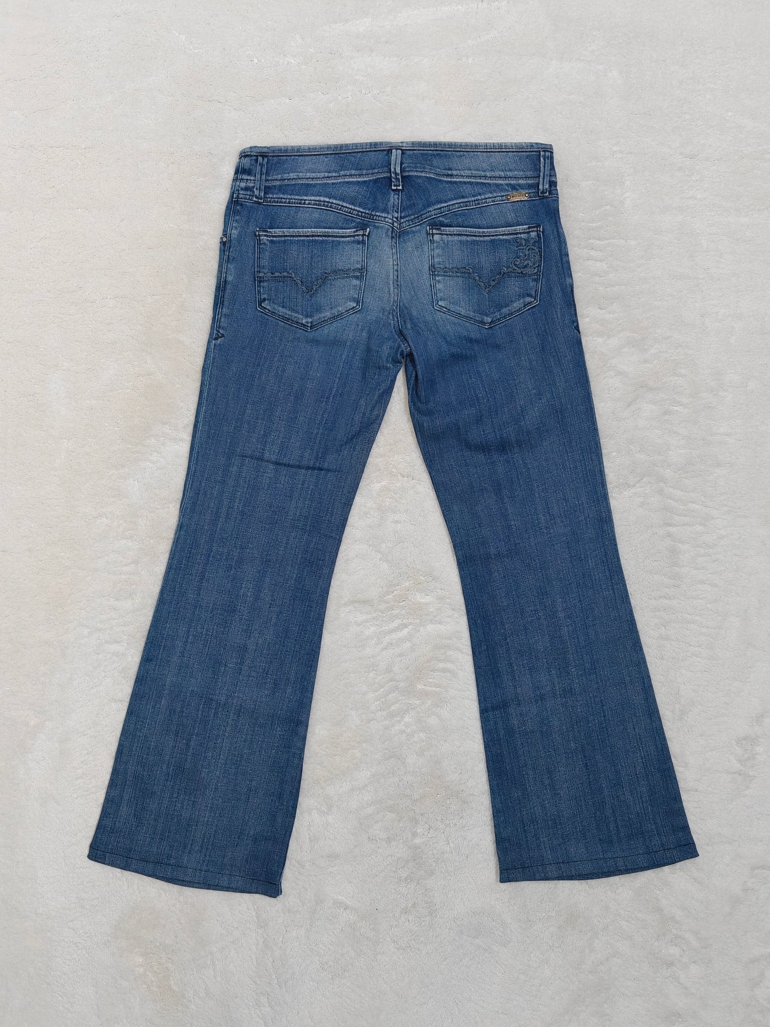 Women Diesel Melty Blue Wash 008IG Flared W29 L30 (EU 38/M) Jeans