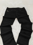 Women Diesel Nevy Black Wash 008IE Slim Straight W28 L30 (EU 38/M) Jeans