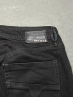 Women Diesel Nevy Black Wash 008IE Slim Straight W28 L30 (EU 38/M) Jeans