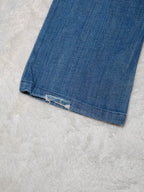 Women Diesel Ronhary Blue Wash 008IG Straight Low Waist W27 L30 (EU 36/S) Jeans