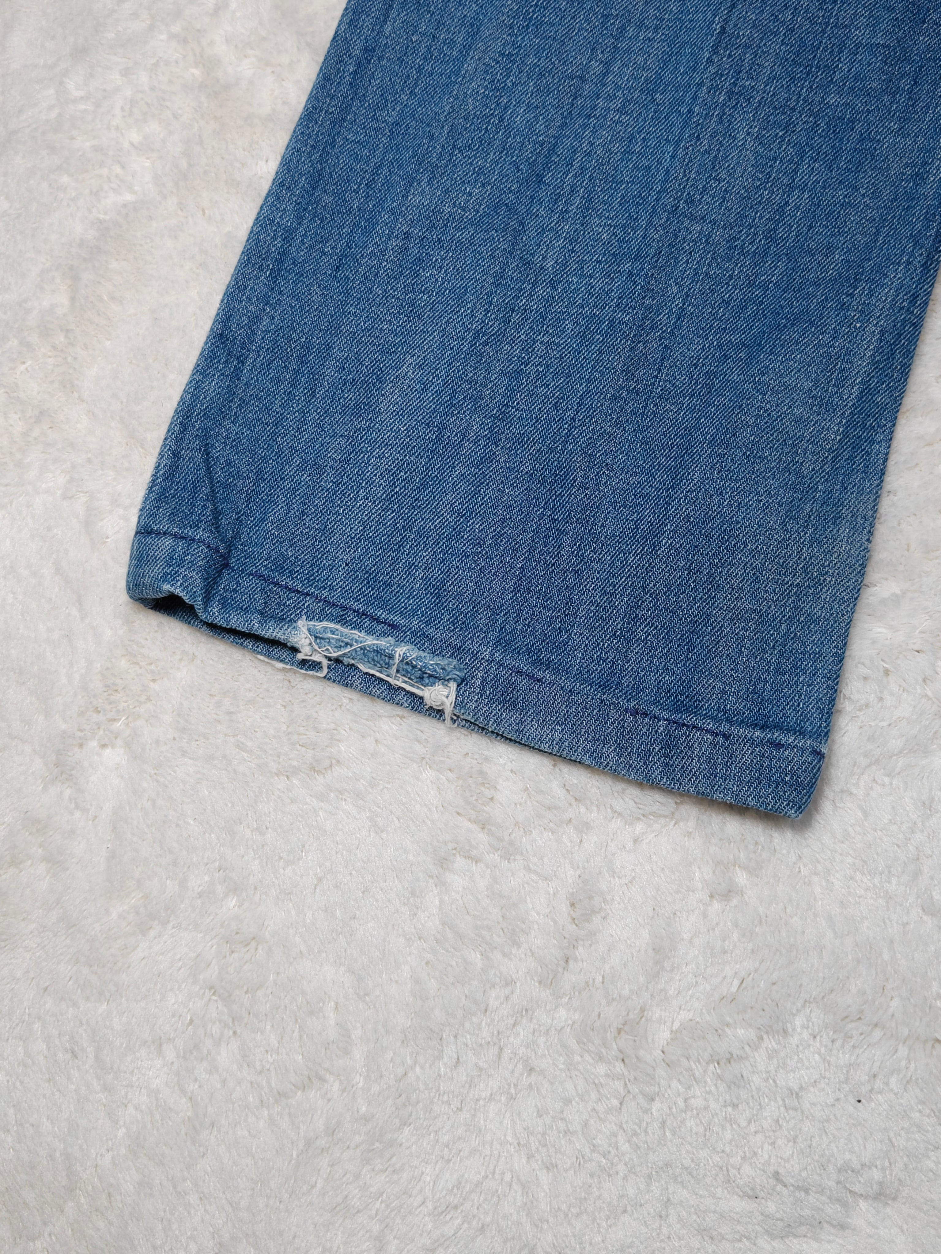 Women Diesel Ronhary Blue Wash 008IG Straight Low Waist W27 L30 (EU 36/S) Jeans