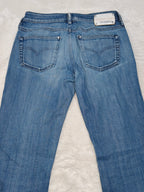 Women Diesel Ronhary Blue Wash 008IG Straight Low Waist W27 L30 (EU 36/S) Jeans